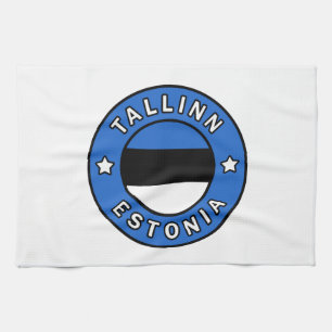 Tallinn Estonia Tea Towel
