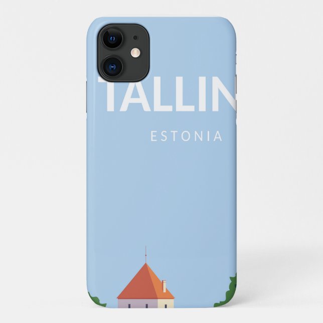 Tallinn Estonia Travel Case-Mate iPhone Case (Back)