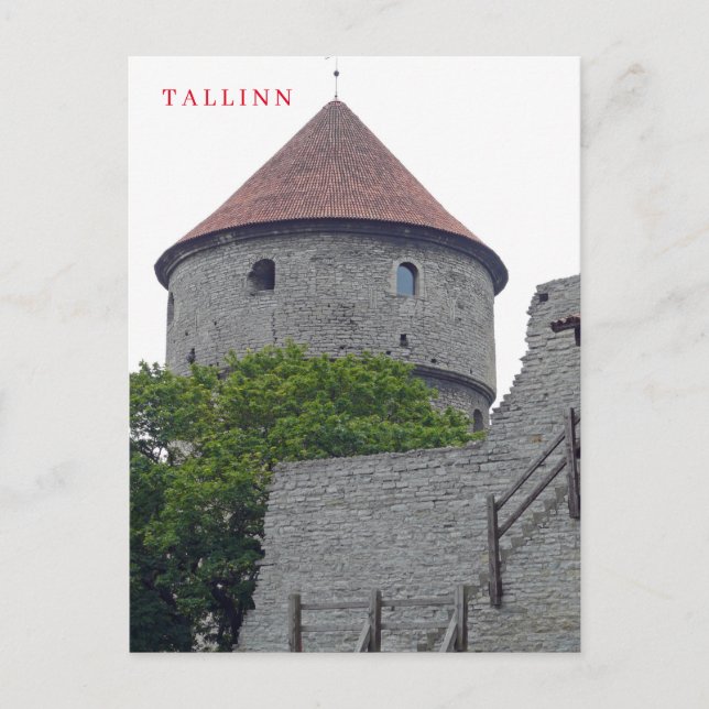 Tallinn Kiek in de Kok view postcard (Front)