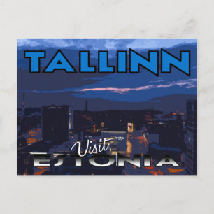 Tallinn, Visit Estonia postcard