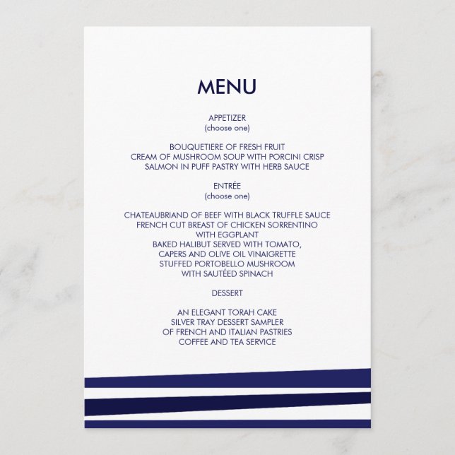 Tallit Bar Mitzvah Program Programme (Front)