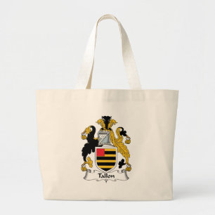Tallon Family Crest Large Tote Bag