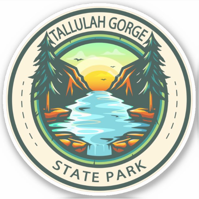 Tallulah Gorge State Park Georgia Badge (Front)