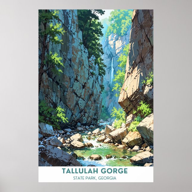 Tallulah Gorge State Park, Georgia Poster (Front)