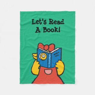 Tallulah Makes a Funny Face Fleece Blanket