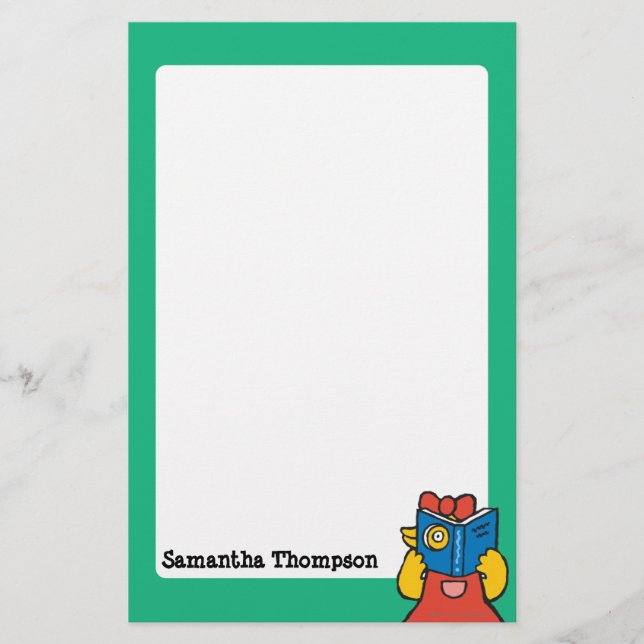 Tallulah Makes a Funny Face Stationery (Front)