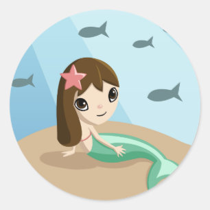 Tallulah the Mermaid Sticker
