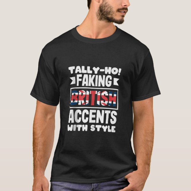 Tally Ho British Accents with Style Tank Top (Front)