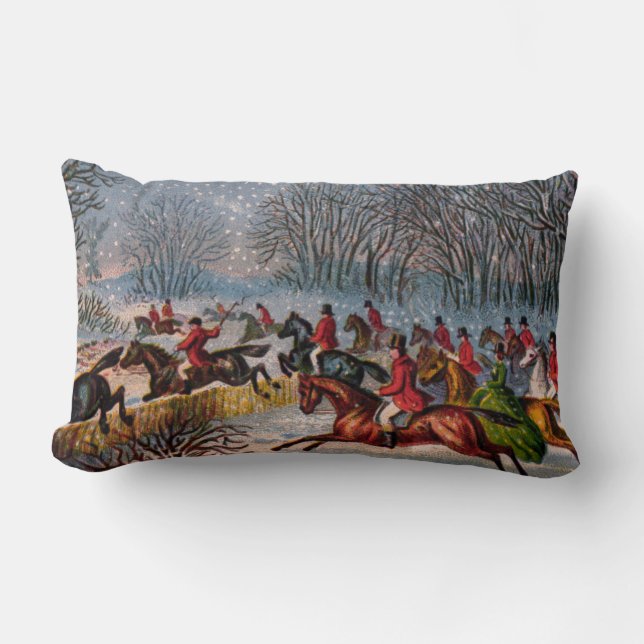 Tally-Ho Lumbar Pillow (Front)