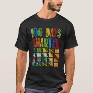 Tally Marks 100 Days of School 100 Days Smarter T-Shirt