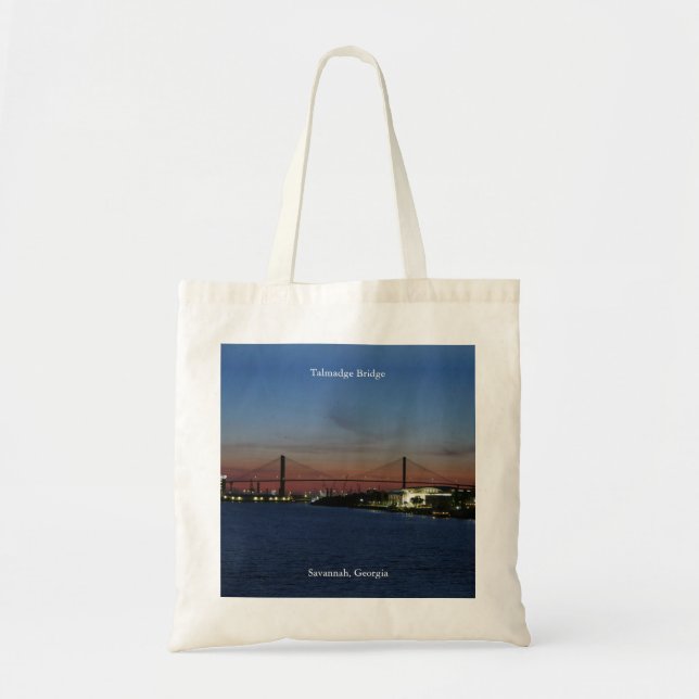 Talmadge Bridge tote bag (Front)