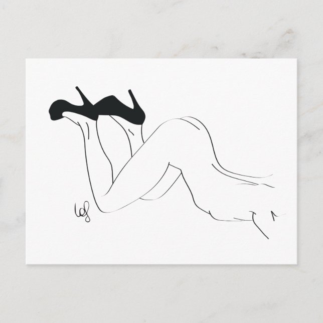 Talons pointes postcard (Front)