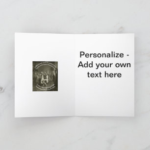 Tam O Shanter Burns Night Quote In Grey Holiday Card