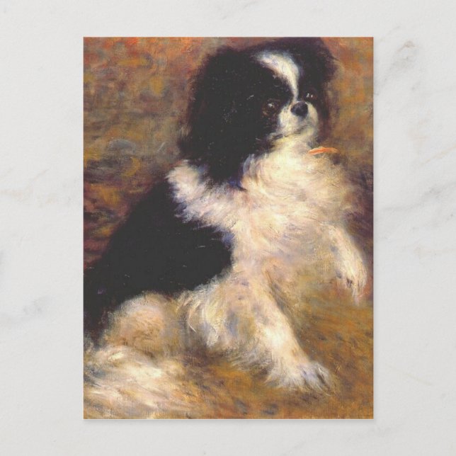 Tama the japanese dog by Pierre-Auguste Renoir Postcard (Front)