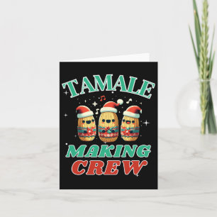 Tamale Making Crew Mexican Food Family Matching Card