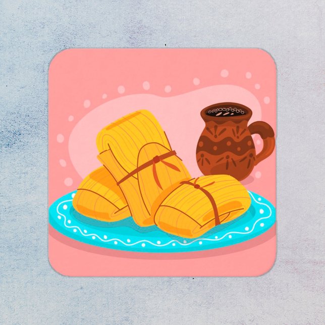 Tamales Square Business Card (Tamale)