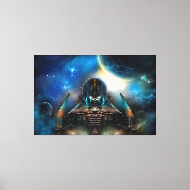 Tamalin 5 Science Fiction Artwork Stretched Canvas (Front)