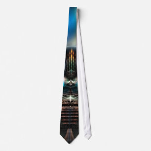 Tamalin 5 Science Fiction Fractal Artwork Tie