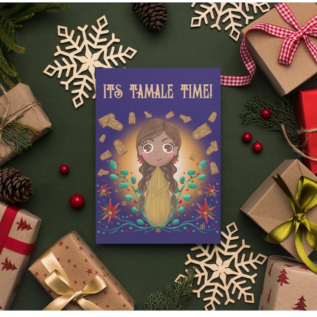 Tamalita Tamal Zia Flowers Tamales Invitation (Creator Uploaded)