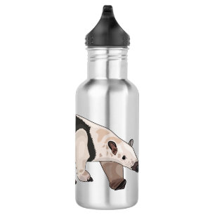 Tamandua cartoon illustration 532 ml water bottle