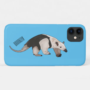 Tamandua cartoon illustration Case-Mate iPhone case