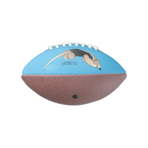 Tamandua cartoon illustration football