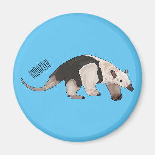 Tamandua cartoon illustration magnet