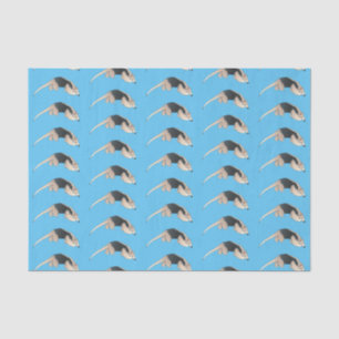 Tamandua cartoon illustration tissue paper