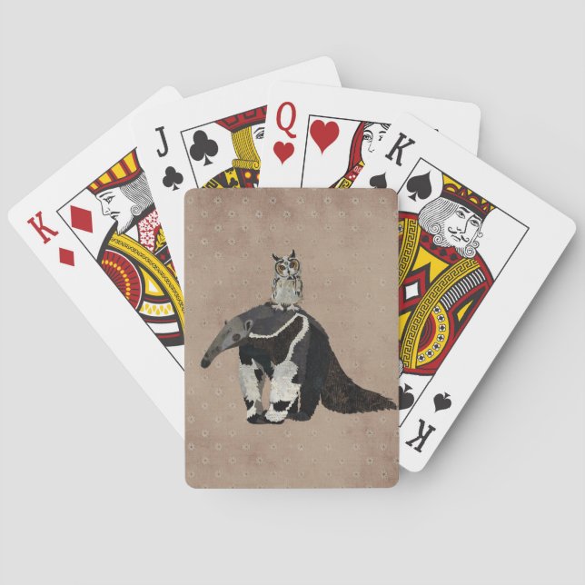 TAMANUA & STRIPED OWL PLAYING CARDS (Back)