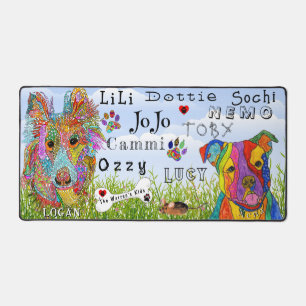 Tamar Warren Customised Dog and Cat Desk Mat 