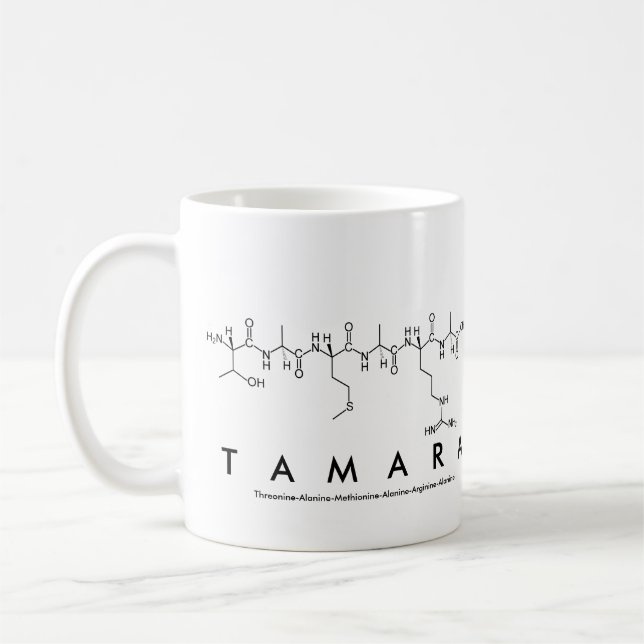 Tamara peptide name mug (Left)