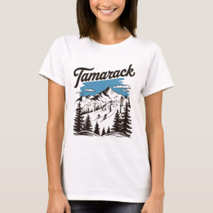 Tamarack Idaho Ski Resort Skiing Skier 2 T-Shirt