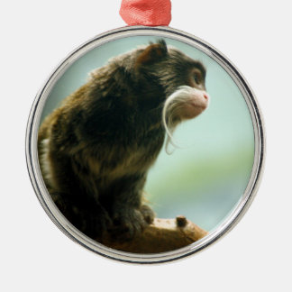 Tamarin Monkey Metal Tree Decoration