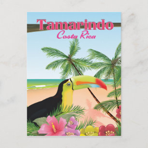 Tamarindo Costa Rica beach holiday poster Postcard