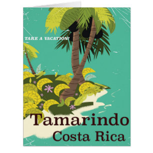 Tamarindo Costa Rica travel poster