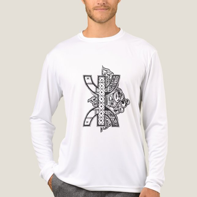 Tamazight💀 Tri-Blend Shirt (Front)