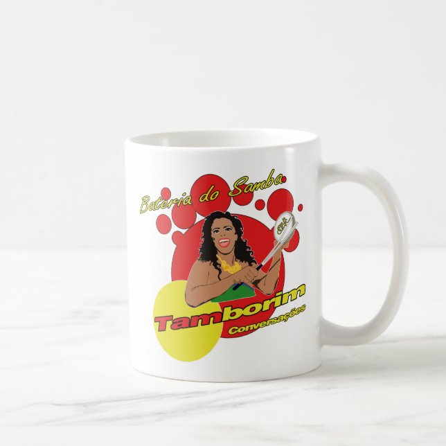 Tamborim Batucada de Samba Coffee Mug (Right)