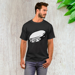 Tambourine Illustration Mens T-Shirt