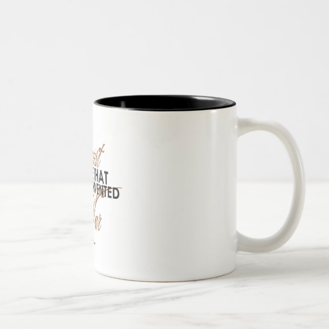 Tamburlaine War Quote Two-Tone Coffee Mug (Right)