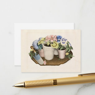Tame Flowers by Grant Wood Enclosure Card