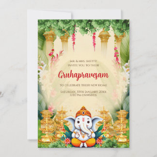 Tamil Housewarming invite Digital Indian Invite
