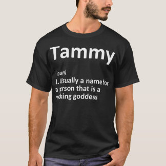 TAMMY Definition Personalised Name Funny Birthday T-Shirt