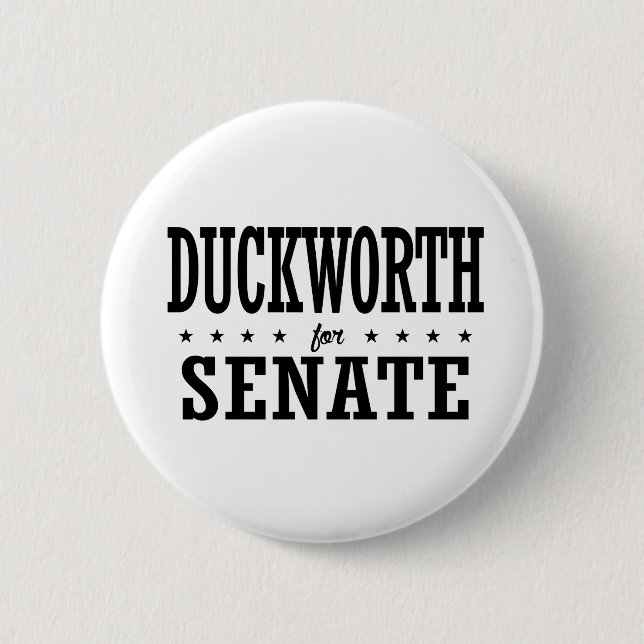 Tammy Duckworth for Senate 2016 6 Cm Round Badge (Front)