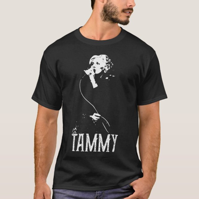 Tammy - White Stencil T-Shirt (Front)