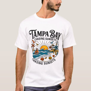 Tampa Bay Florida Coastline Sunset View T-Shirt