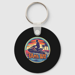 Tampa Bay Florida Jetski Boating Water Gulf Waters Key Ring