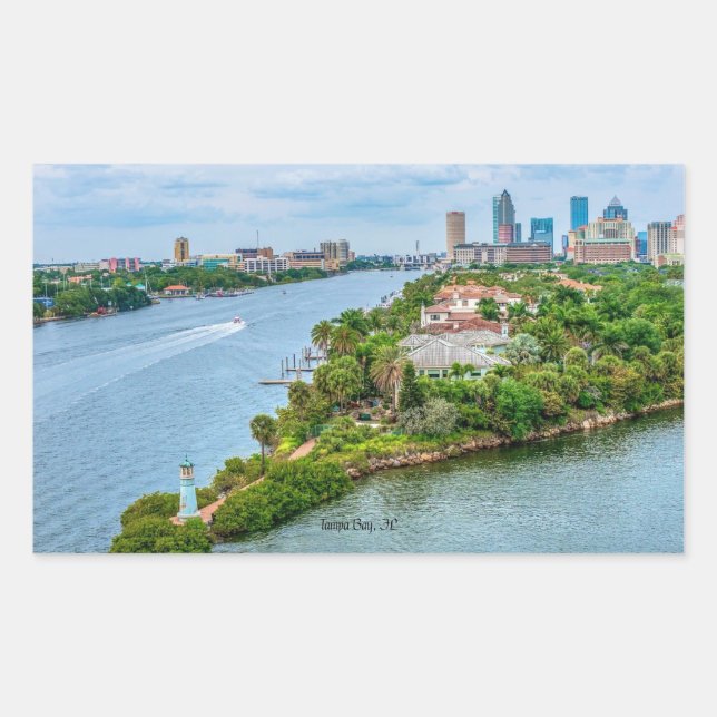 Tampa Bay, Florida  Rectangular Sticker (Front)