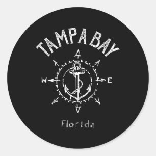 Tampa Bay Florida Sailing Classic Round Sticker