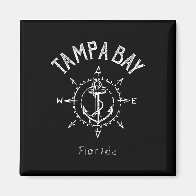 Tampa Bay Florida Sailing  Magnet (Front)