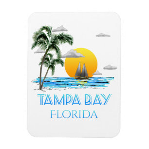 Tampa Bay Florida Sailing Magnet
